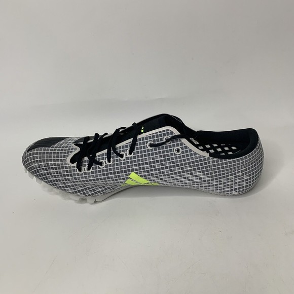 Adidas Mens Adizero Finesse Track Spikes Black White Sprint FY0335 Size 12 main image 5